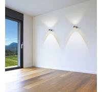 Top Light Aplique de pared LED Puk Maxx Wall, cromo