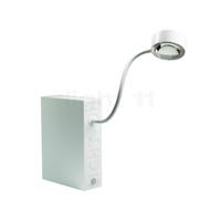 Top Light Light On Puk, lámpara de mesa/libro, blanco mate - lente/vidrio - ambas caras esmeriladas , Venta de almacén, nuevo, embalaje original
