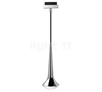 Top Light Look at Me, lámpara de suspensión LED para Mini Track Riel, cromo - lente transparente