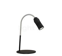 Top Light Neo!, lámpara de sobremesa LED, negro mate/cable plateado