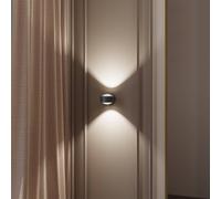 Top Light Puk! 120 Wall foco LED claras antracita mate