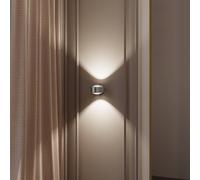 Top Light Puk! 120 Wall foco LED claras níquel mate