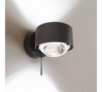 Top Light Puk! 80 Wall foco LED lentes claras antracita mate