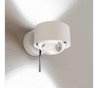 Top Light Puk! 80 Wall foco LED lentes claras blanco mate