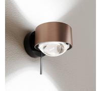 Top Light Puk! 80 Wall foco LED lentes claras cobre/negro