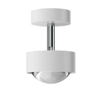 Top Light Puk Mini Turn Lente foco LED transparente 1 luz blanco mate