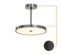 Top Light Sun, lámpara de techo ø21 cm Downlight LED, antracita/brazo cromo brillo