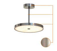 Top Light Sun, lámpara de techo ø21 cm Downlight LED, níquel mate