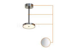 Top Light Sun, lámpara de techo ø9 cm Downlight LED, cromo mate