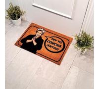 Top Mat Felpudo Soy Yo, Concha. ¡Entro! - Coco Natural Entrada Casa 60x40 cm Antideslizante con Base Látex - Alfombrilla Exterior Resistente Fácil Limpieza Diseño Divertido