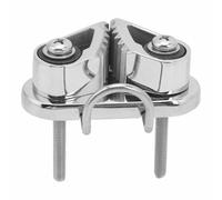 TOP-MAX Abrazadera de cuerda marina de acero inoxidable de rápida entrada rodamiento de bolas soporte de lino fuerte agarre para velero kayak canoa aparejo accesorios de control