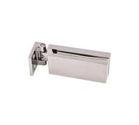 TOP-MAX Bisagras de puerta de cristal de ducha, bisagra de cristal de ducha de 90 grados para bisagra de puerta de baño sin marco de acero inoxidable de 6-12 mm, para balcón, pulido