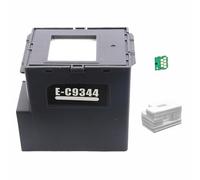 TOP-MAX Cartucho de mantenimiento de tinta C9344, incluye almohadillas de chip y esponja, depósito de mantenimiento de impresora de repuesto