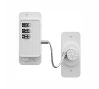TOP-MAX Cerradura de seguridad para frigorífico con contraseña digital blanca, 3 dígitos, para refrigerador, ventana, horno, cajón, caja de herramientas