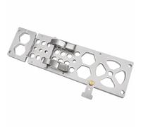 TOP-MAX Guía de sierra circular de 340 mm, sierra cuadrada de alta precisión de corte compatible con Festool, riel guía Makita plateado