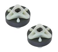 TOP-MAX Juego de 2 piezas de acoplamiento de motor de núcleo de metal compatible con arandelas Whirlpool, Kenmore y más, repuesto de accionamiento directo 285753A incluye acoplamiento de motor y