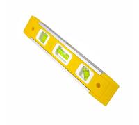 TOP-MAX Nivel de burbuja magnético, a prueba de golpes, caja magnética de nivel de torpedo y 3 burbujas de 45°, 90°, 180° para carpintero de construcción