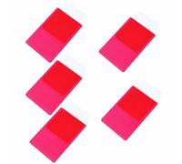 TOP-MAX Pack de 5 protectores de bolsillo para camisas, soporte para bolígrafo a prueba de fugas, protector impermeable para lápices, para médicos, enfermeras y hospitales, rojo, Talla única para