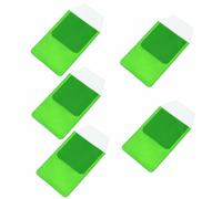 TOP-MAX Pack de 5 protectores de bolsillo para camisas, soporte para bolígrafo a prueba de fugas, protector impermeable para lápices, para médicos, enfermeras y hospitales, verde, Talla única para