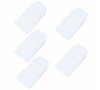 TOP-MAX Pack de 5 protectores de bolsillo para camisas, soporte para bolígrafo a prueba de fugas, protector impermeable para lápices, para médicos, enfermeras y hospitales, blanco, Talla única para
