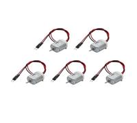 TOP-MAX Pack de 5 unidades de micromotor, 1-6 V, motores eléctricos pequeños para coches teledirigidos, modelismo, juguetes, clases de tecnología, manualidades