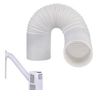 TOP-MAX Sello universal para ventana de aire acondicionado, 15 cm / 6 pulgadas de ancho, dirección de tornillo en sentido horario, ventilación flexible resistente al calor, compatible con aires