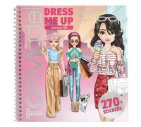 TOP MODEL - CUADERNO DE PEGATINAS DRESS ME UP SHOPPING TOUR, 0013832, TIENDA CON LICENCIA OFICIAL, ENVIO 24-48 HORAS PENÍNSULA, JUGUETES, PAPELERÍA
