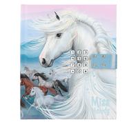 Depesche 12418 Miss Melody - Agenda con código numérico y Sonido, Libro con Motivos de Caballos y 80 páginas rayadas e ilustradas a Todo Color