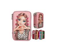TOP MODEL Estuche de 3 compartimentos con lazo