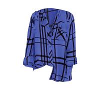 Top Mujer Algodón Lino - Camiseta Mujer Con Cuello En V Blusa Manga Larga Camisa Estampado Mariposa Tops Puños Elásticos Chaquetas Casual Camisa Suelta Blusa Color Sólido Tops Transpirable Camiseta