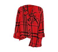 Top Mujer Algodón Lino - Camiseta Mujer Con Cuello En V Blusa Manga Larga Camisa Estampado Mariposa Tops Puños Elásticos Chaquetas Casual Camisa Suelta Blusa Color Sólido Tops Transpirable Camiseta