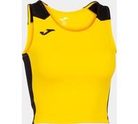 Top mujer record ii amarillo negro XS