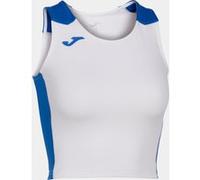 Top mujer record ii blanco royal L