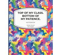 Top of My Class. Bottom of My Patience.: Notebook