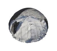 Top Of The Snow Mountain - Gorro de ducha de doble capa para mujer, reutilizable, adecuado para baño de spa