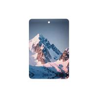 Top Of The Snowy Mountain - Ambientadores para coche, 6 unidades, rectangulares, para colgar, aromaterapia, ambientadores perfumados para dormitorio y baño