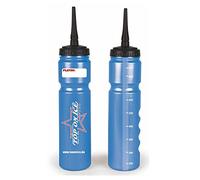 Top on Ice Botella de Hockey Silver Safe' 1,0 l, pajita larga
