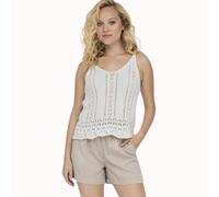 ONLY Onllyzet Life S/L Top Knt Noos, Cloud Dancer, Mujeres