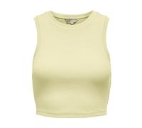 ONLY Onlvilma S/L Cropped Tank Top JRS Noos, Crema Doble, XL