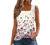 Top Palabra de Honor Mujer, Nadadora Tank Elegante Tops Top Summer Camiseta Verano, Deportivo Women Camiseta Tirantes con Sujetador, Moda Gym Blusa Mujer Verano, M