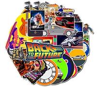 Top pegatinas! Juego de 50 pequenas Pegatinas de Ritorno al Futuro - Back to the Future - No Vulgares - Fashion, Estilo, Bomba - Personalización Portátil, Scrapbooking