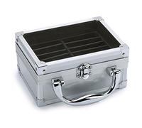 Top Performance Fundas Profesionales para Cuchillas cortadoras - Fundas de Aluminio duraderas para peluqueros Profesionales, cromadas