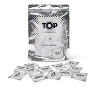 TOP - Preservativos estándar de látex natural y agradable al tacto, con depósito de 53 mm de diámetro, para hombre