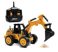 Top Race Camiones de construcción con Control Remoto para niños pequeños, Elija Entre Nuestros 3 diseños fabulosos (Excavadora (111S))