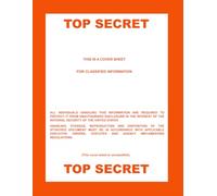 TOP SECRET Dot Grid Blank Paperback Notebook Journal Logbook 8.5x11