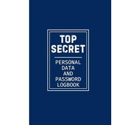 Top Secret: Personal Data and Password Logbook
