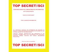TOP SECRET/SCI Graph Paper Blank Paperback Notebook Journal Logbook 8.5x11