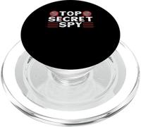 Top Secret Spy Detective Privado espía Secreto PopSockets PopGrip para MagSafe