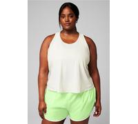 Top sin mangas Essential Air Fabletics Blanco Womens 4X plus