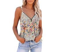 Top sin mangas para mujer 2026 mujeres nuevo verano sin mangas casual impresión cremallera con algodón suelto camisas blancas, gris, XXL